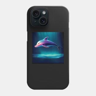 Beautiful Smiling Pink Dolphin Phone Case