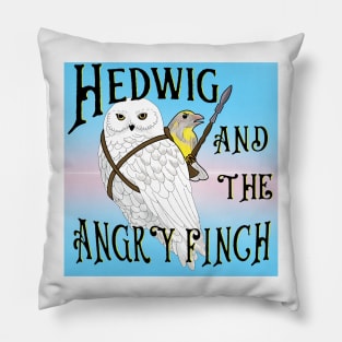 Hedwig and the angry Finch Pillow