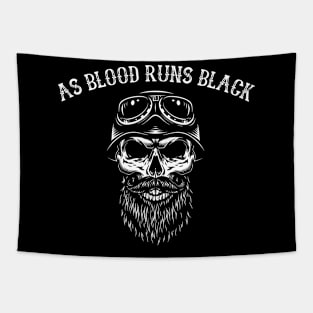 AS BLOOD RUNS BLACK BAND Tapestry