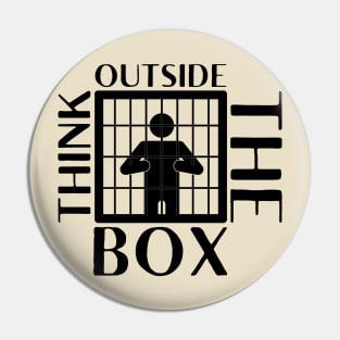 Think Outside the Box Pin