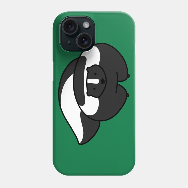 Chubby Skunk Phone Case by saradaboru