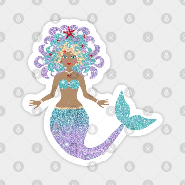 Mermaid Magnet by Rosemarie Guieb Designs