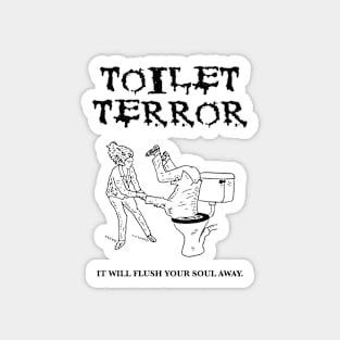 TOILET TERROR - Bad Horror Movies (No.2) Magnet