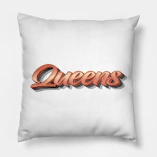 Queens New York Pillow