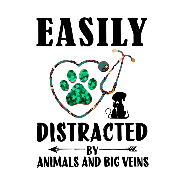 Easily Distracted By Animals And Big Veins by heryes store