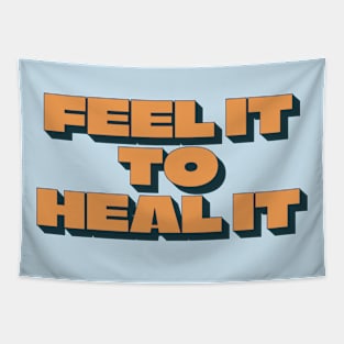 Feel It to Heal It Positive Word Tapestry