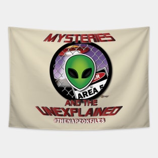 Mysteries and the Unexplained - Area 51 shirt! Tapestry