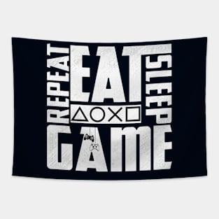 eat sleep game repeat Tapestry