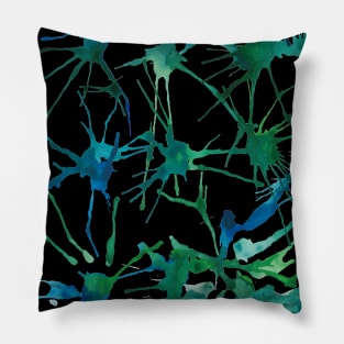 Ocean Splash Doodle Pillow