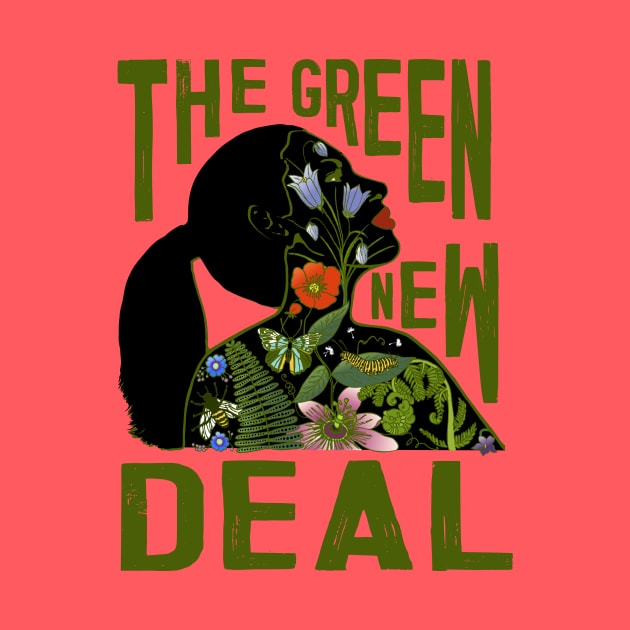 AOC - Green New Deal by BrookeFischerArt