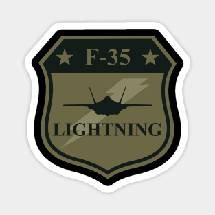 F-35 Lightning Patch (subdued) Magnet