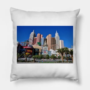 New York New York Las Vegas America Pillow