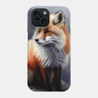 Arctic Red Fox - Oil Paint Phone Case