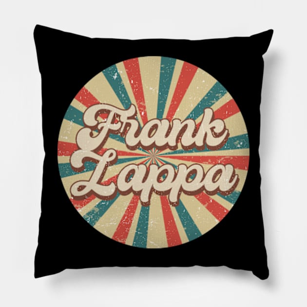 Circle Design Frank Proud Name Birthday 70s 80s 90s Styles Pillow by Friday The 13th