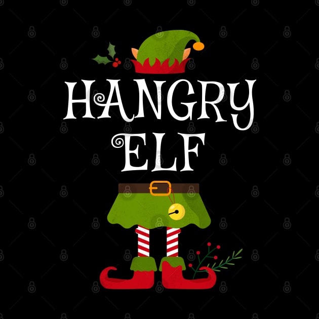 Hangry Elf Shirt , Family Matching Group Christmas Shirt, Matching T Shirt for Family, Family Reunion Shirts by bkls