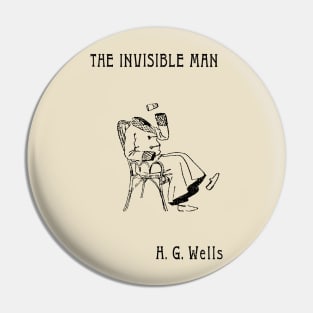 The Invisible Man Book Cover Pin