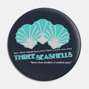 The Three Seashells Pin