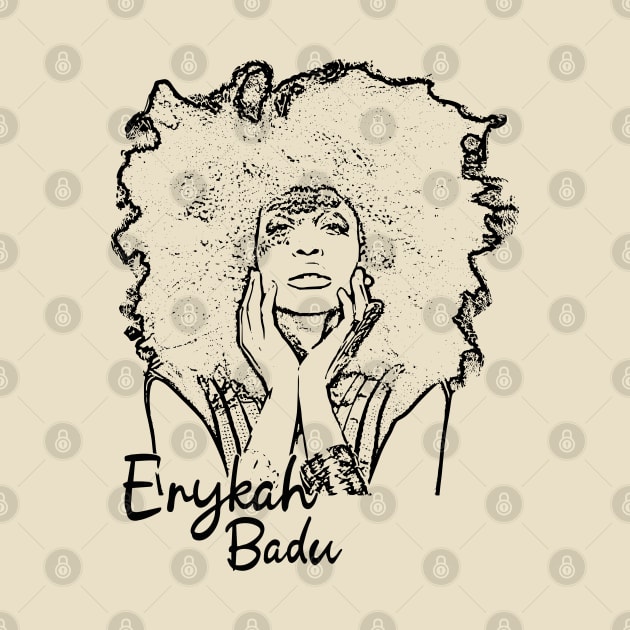 Beauty of erykah badu by Degiab