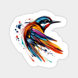 bird with pop art style Magnet