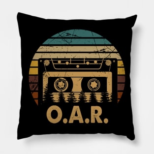 Design O.A.R Proud Name Vintage Gift 70s 80s 90s Pillow