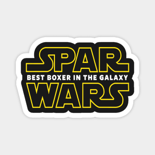 SPAR WARS - BEST BOXER IN THE GALAXY Magnet