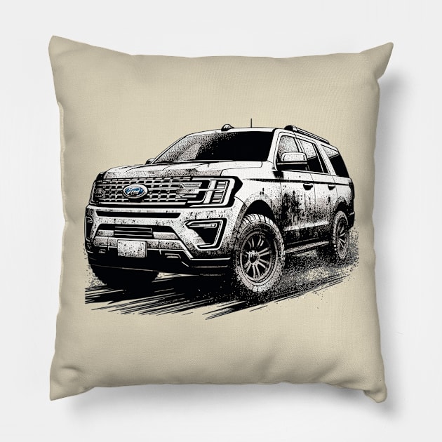 Ford Expedition Pillow by Vehicles-Art