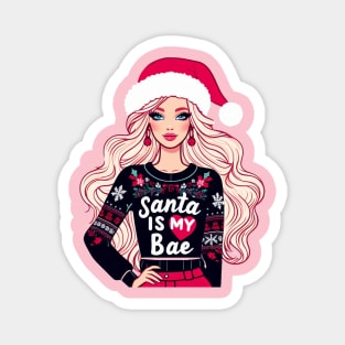 Christmas Barbie Magnet