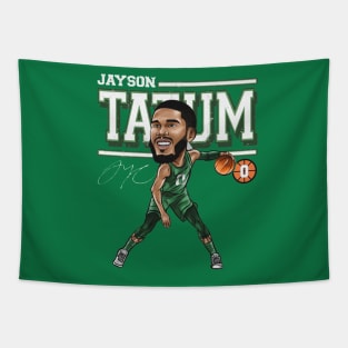 Jayson Tatum Boston Cartoon Tapestry