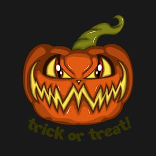 Pumpkin cartoon trick or treat T-Shirt