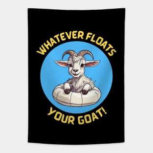Whatever Floats Your Goat | Goat Pun Tapestry