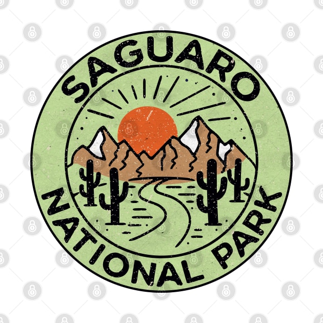 Saguaro National Park Arizona Cactus Mountains Laptop by TravelTime