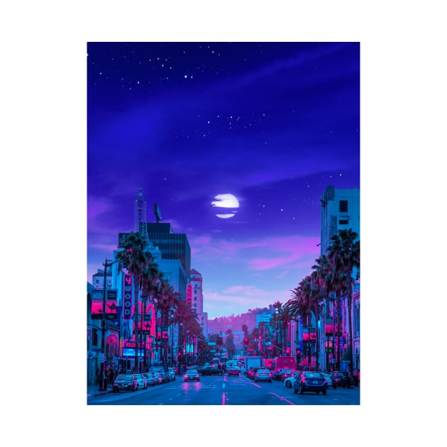 Cinematic Night (Los Angeles) by funglazie