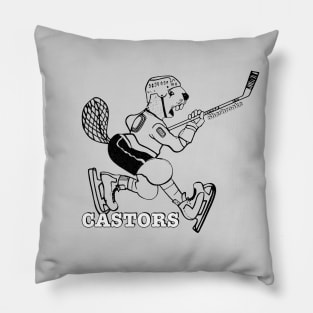 Defunct Sherbrooke Castors Hockey Pillow