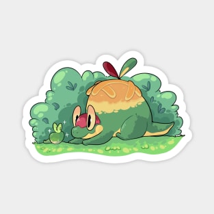 Turtle n Apple Magnet