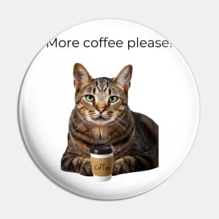 Coffee Give Me Power Pin