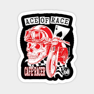 Cafe Racer - Ace of Race Magnet