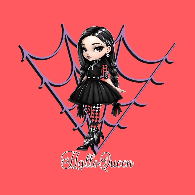 Cute Halloween Punk Girl - Halloween for Girls by PlayfulPandaDesigns