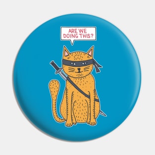 Ninja Cat Pin