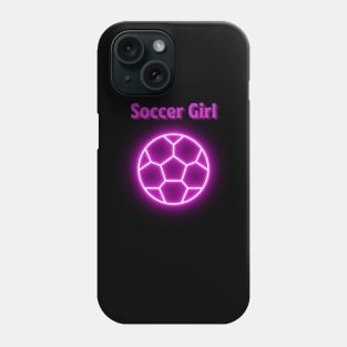 Soccer Girl Artwork Phone Case