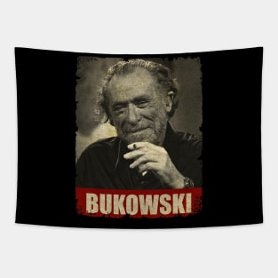 Charles Bukowski - RETRO STYLE Tapestry