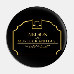 Avocados At Law Pin