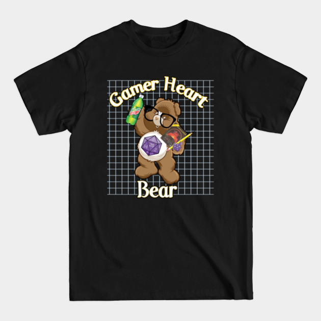Discover Gamer Heart Bear - Dnd - T-Shirt