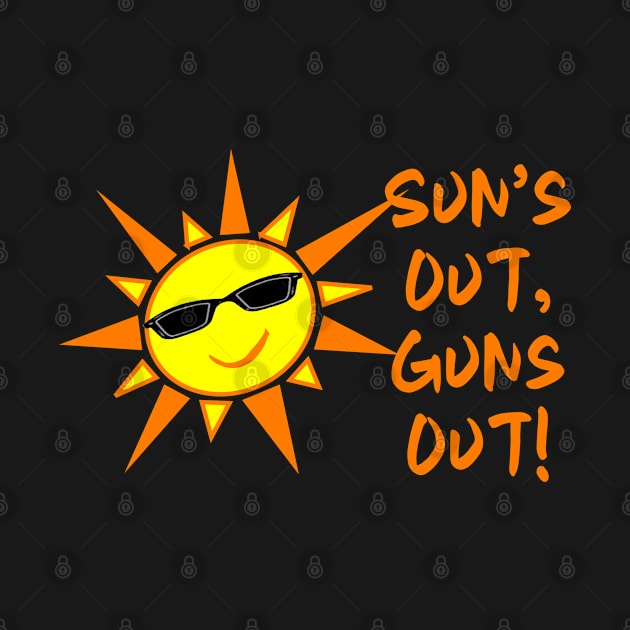 Suns Out Guns Out Summer Top by tropicalteesshop