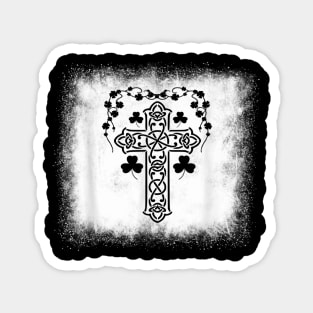 Celtic Cross Knot Christianity Flag Irish Women Men Ireland Magnet