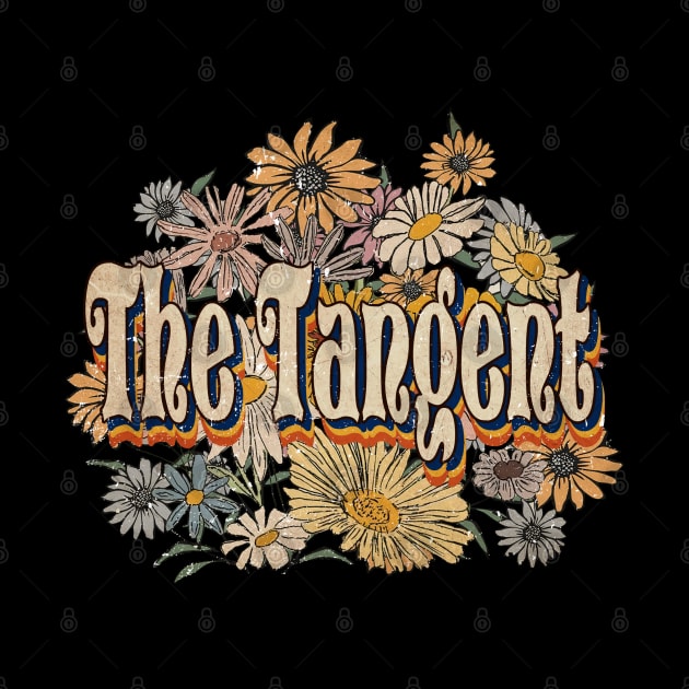 Retro The Tangent Name Flowers Limited Edition Classic Styles by BilodeauBlue