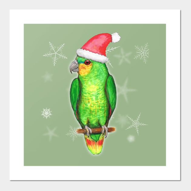 Christmas Amazon Parrot Ugly Christmas Sweater Posters And Art