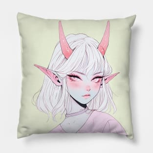 Cute Demon Girl Pillow