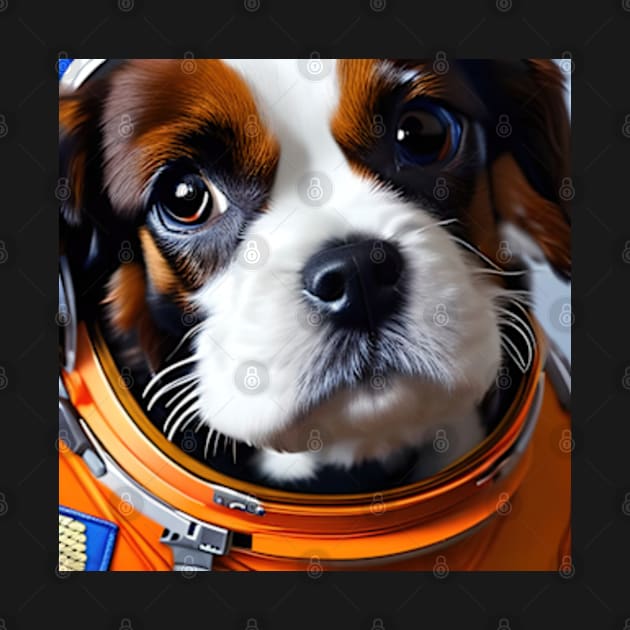 Cavalier King Charles Spaniel as Astronaut by IDesign23