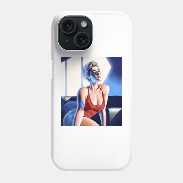 Blue Forever Phone Case by Pablo Romero Art