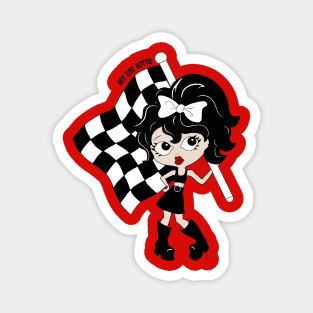 Hot Rod Hottie, Winner Takes All!, Cute Character Art Magnet